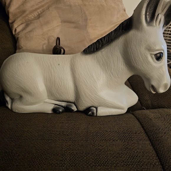 general foam Holiday General Foam Plastics Lighted Donkey Blow Mold